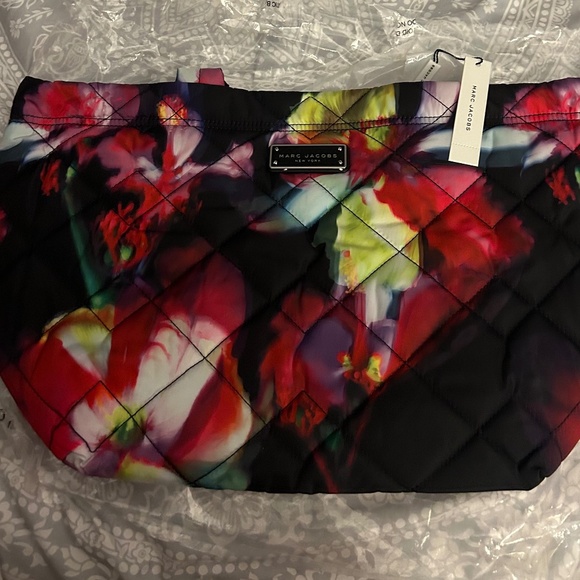Marc Jacobs Medium Floral Quilted Nylon Tote - Picture 7 of 11